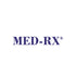 Blue and white logo of Med-Rx