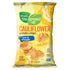 100 gram yellow and dark blue bag of From The Ground Up Salt & Vinegar Chips